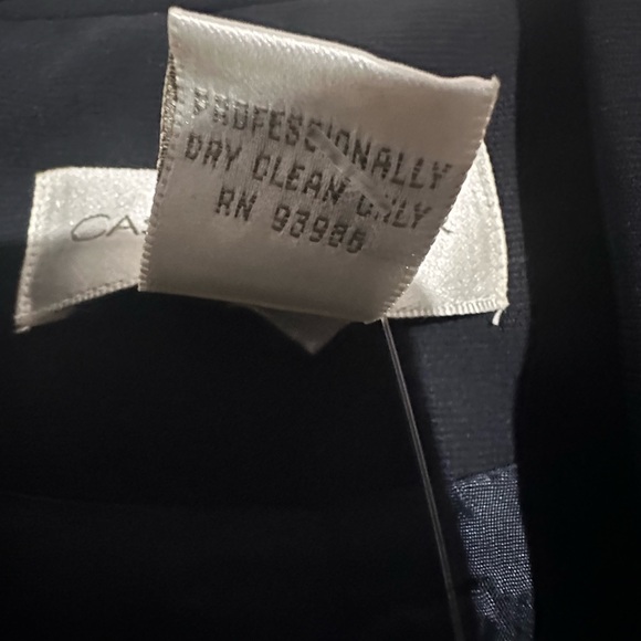 Casual Corner NWT Vintage Double Breasted Blazer Black Size 6 - Picture 10 of 11